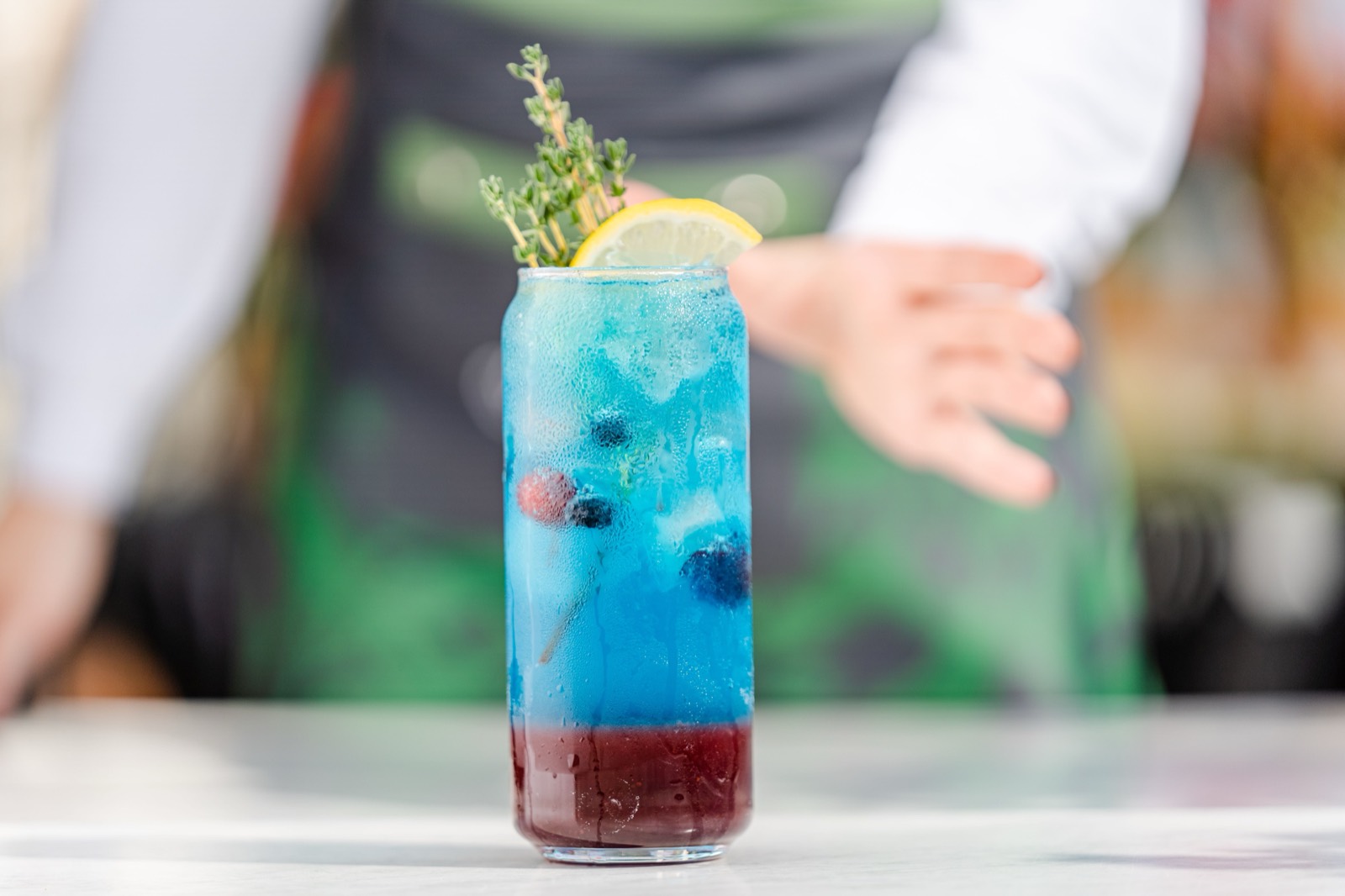 A balanced, not-too-sweet alcohol-free cocktail