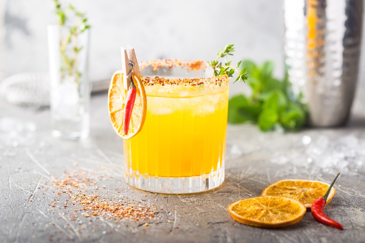 Non-Alcoholic Spicy Mango Margarita
