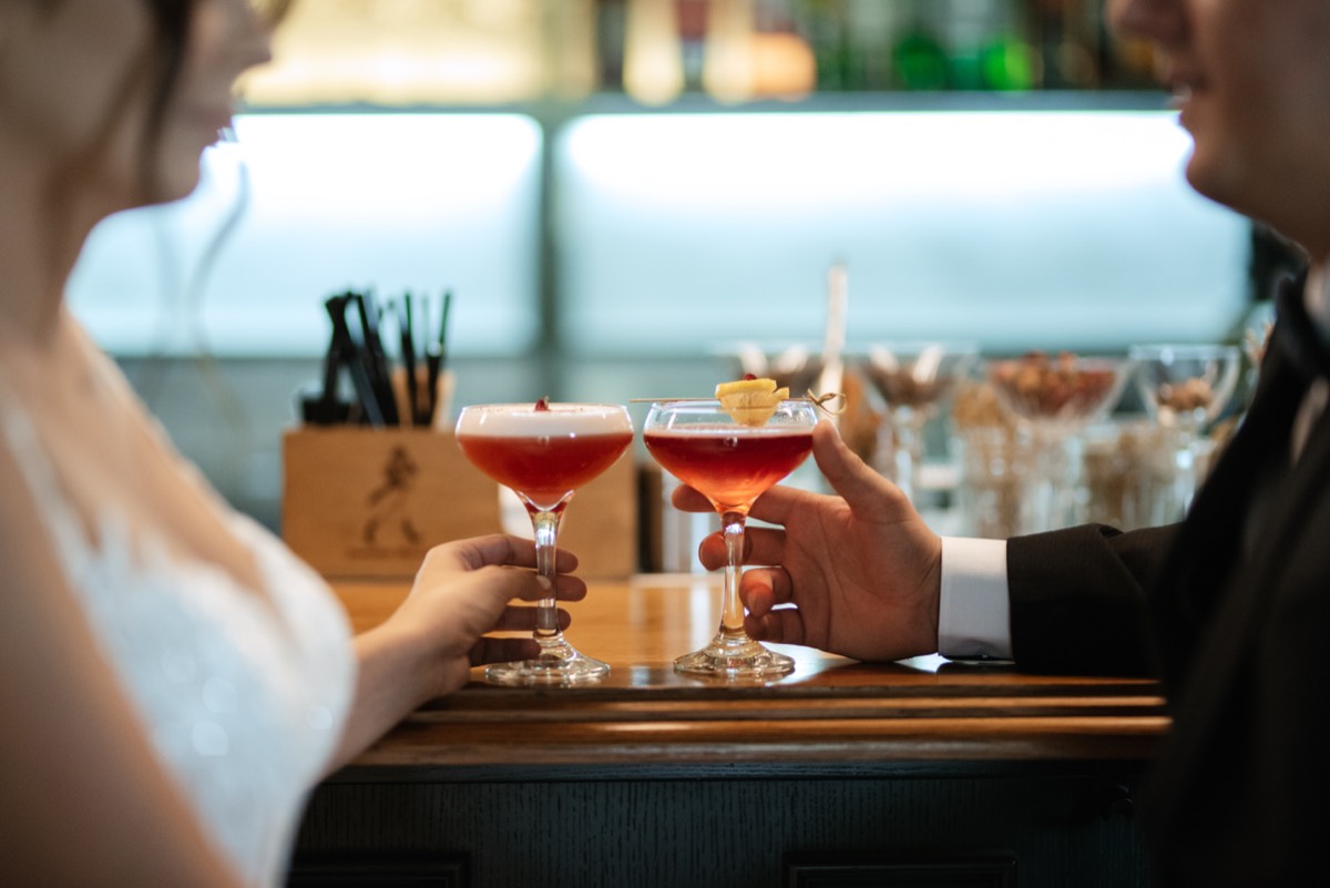 Alcohol-free drinks for a wedding